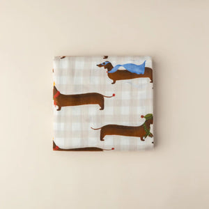 Organic Muslin Wrap - Silly Sausage