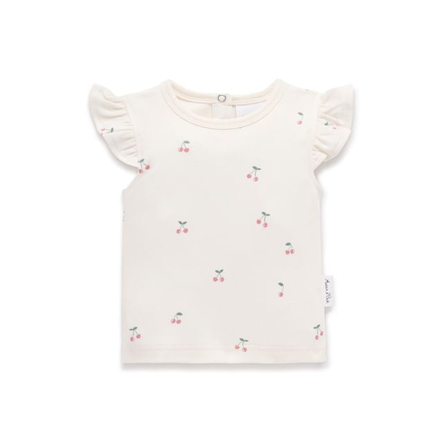 SS25 - Flutter Top - Cherry