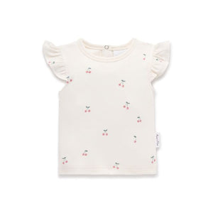 SS25 - Flutter Top - Cherry