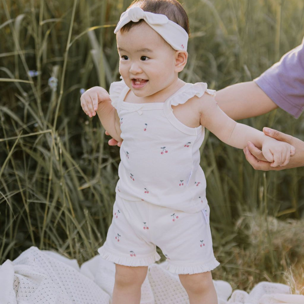 SS25 - Ruffle Set - Cherry