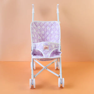 Tiny Harlow - Folding Dolls Stroller - Lilac Daisy