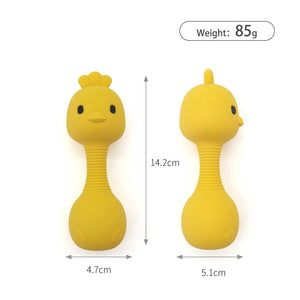 Silicone Chicken Rattle