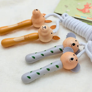 Wooden Koala & Kangaroo Skipping Rope