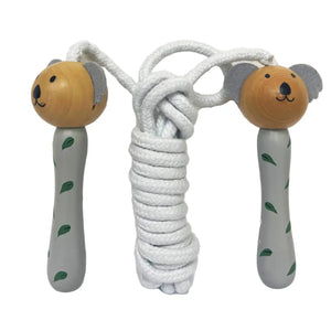 Wooden Koala & Kangaroo Skipping Rope