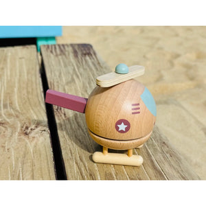 Wooden Music Box - Helicopter