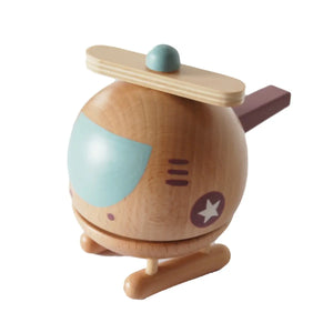 Wooden Music Box - Helicopter