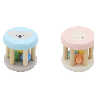 Wooden Koala & Bunny Rattle