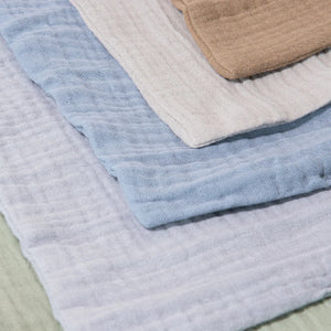 Organic Muslin Baby Wash Cloths - Earth & Sky 5 Pack