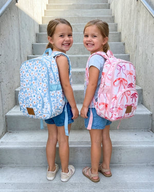Kids Backpack - Pink Bows