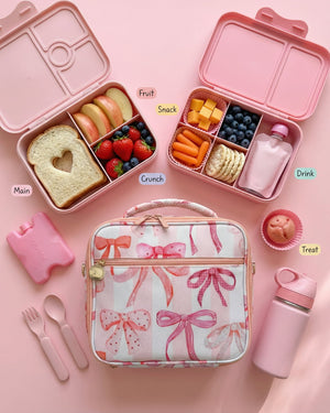 Lunch Bag - Pink Bows