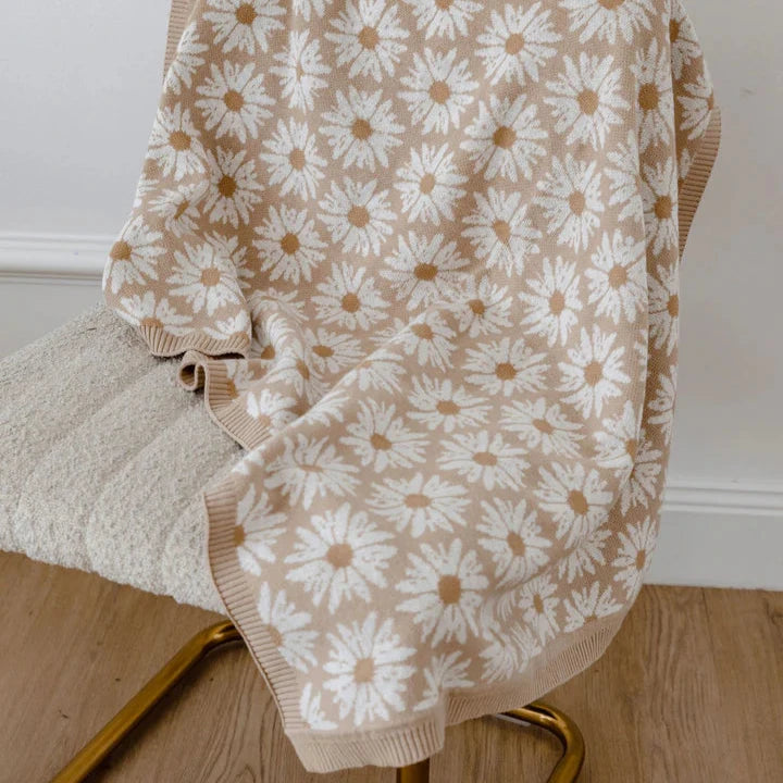 Knit Blanket - Daisy