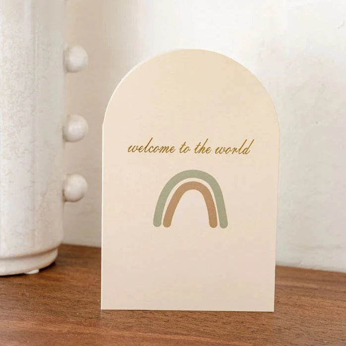 Greeting Card - Welcome to the World