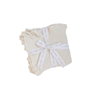 Ziggy Lou - Knit Blanket - Coconut Frill