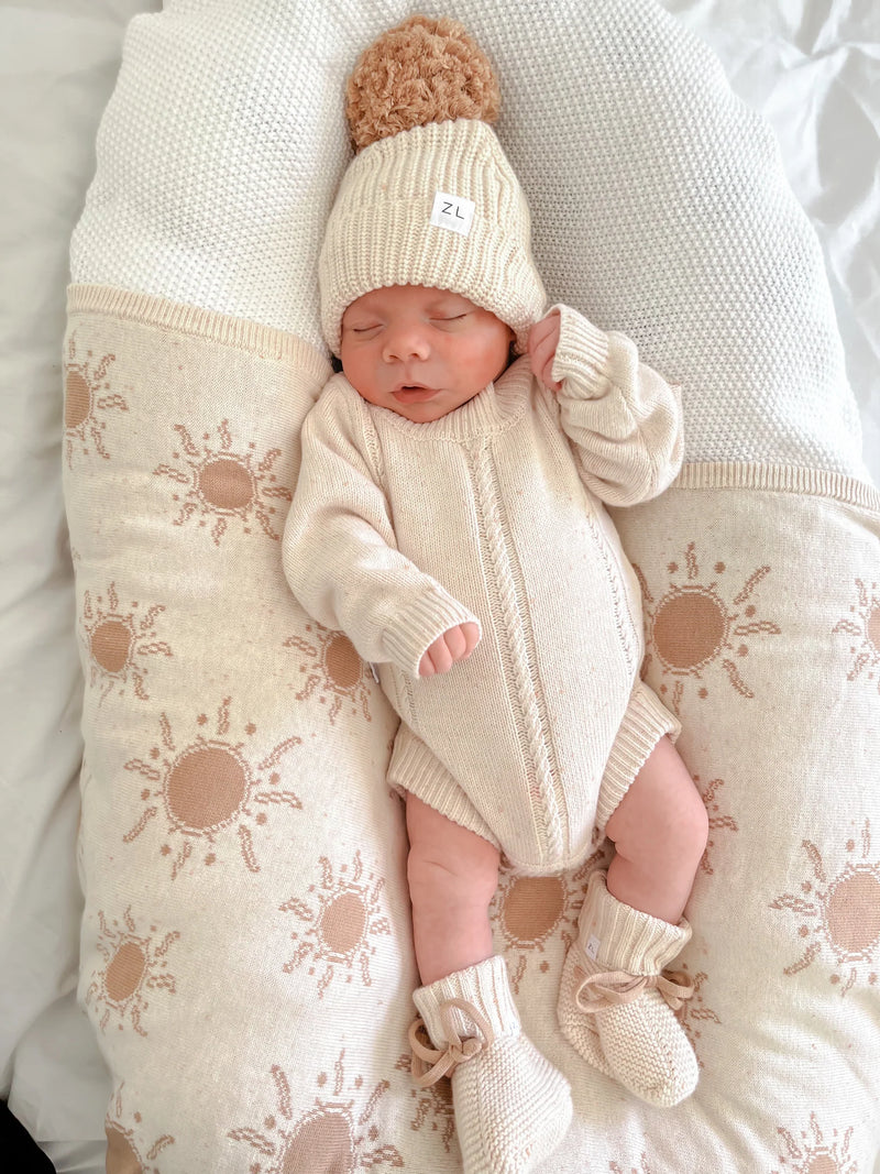 Ziggy Lou - Heirloom Romper - Biscotti Fleck