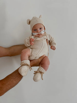 Ziggy Lou - Heirloom Romper - Biscotti Fleck