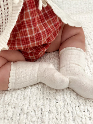 Ziggy Lou - Lace Socks - Milk