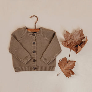 AW22 Knit Cardigan - Timber (ONLY SIZE 4 & 5 LEFT)