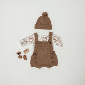AW22 Knit Romper - Timber (ONLY SIZE 2 LEFT)