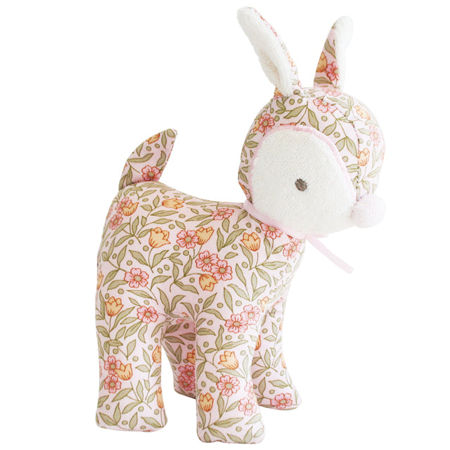 Rattle - Baby Deer Blossom Lily Pink