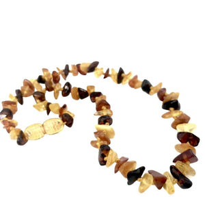 Baltic Amber Chip-Style Necklace - Mixed