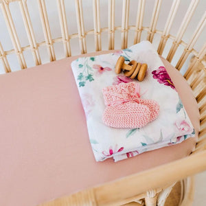 Jersey Nursery Linen - Lullaby Pink
