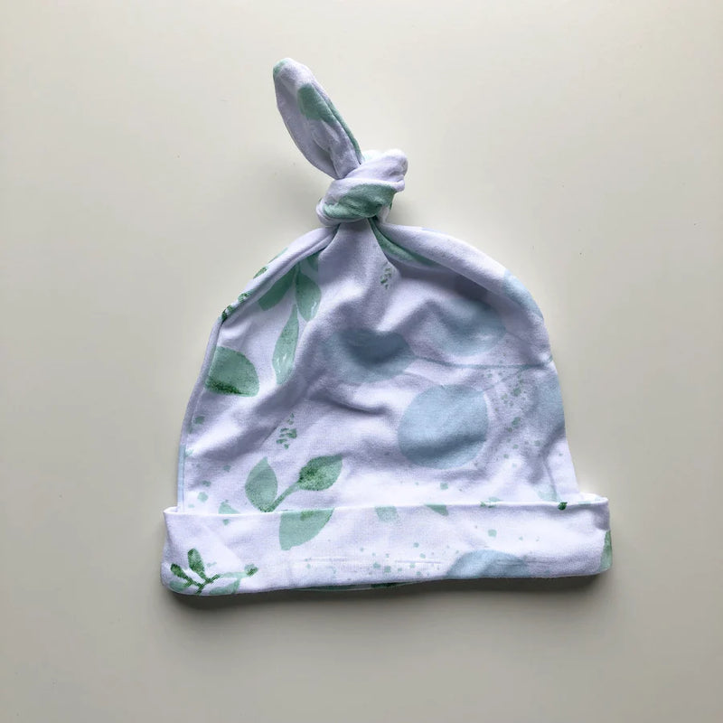 Jersey Knotted Beanie - Evergreen
