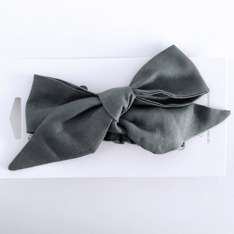 Bow Headband Wrap - Olive