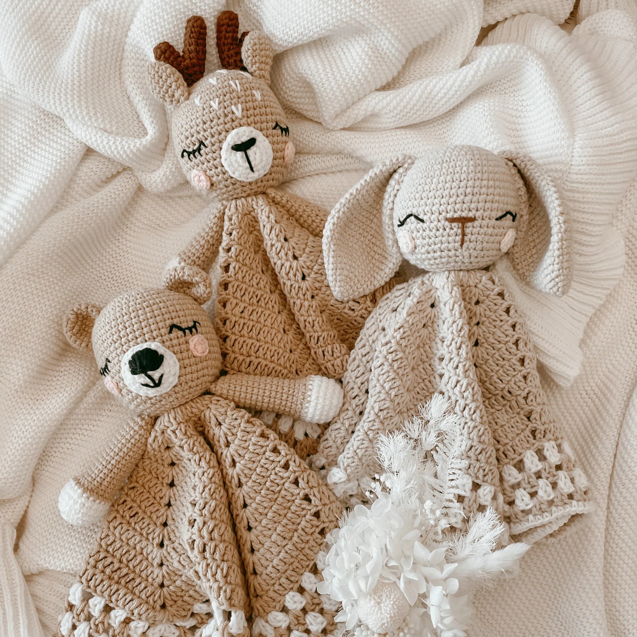 Security Blanket Crochet Bunny Comforter Bunny Comforter Crochet