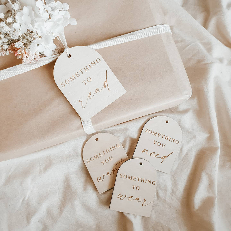 Mindful Wooden Gift Tags