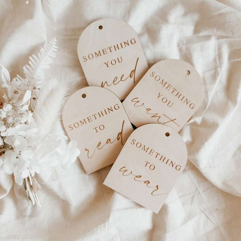 Mindful Wooden Gift Tags
