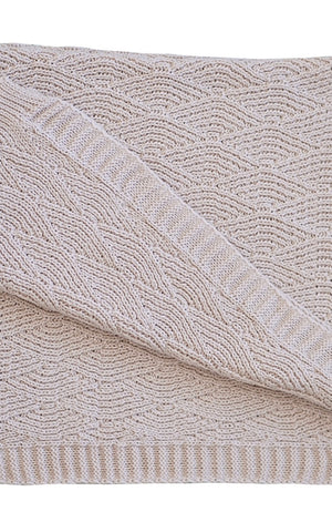 100% Organic Cotton Shell Blanket - Oatmeal **PREORDER**
