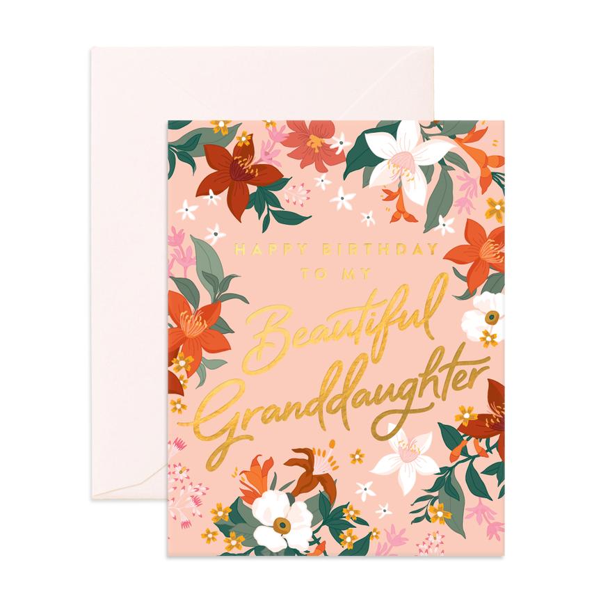 Greeting Card - Beautiful Granddaughter