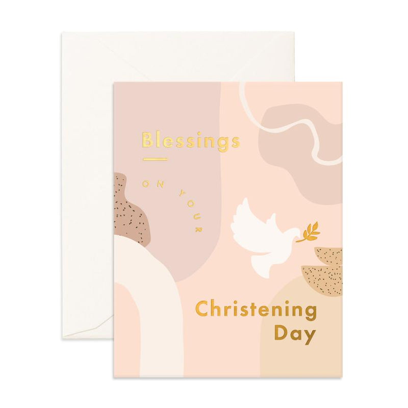 Greeting Card - Christening Blessings