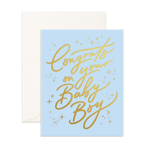 Greeting Card - Congrats Baby Boy