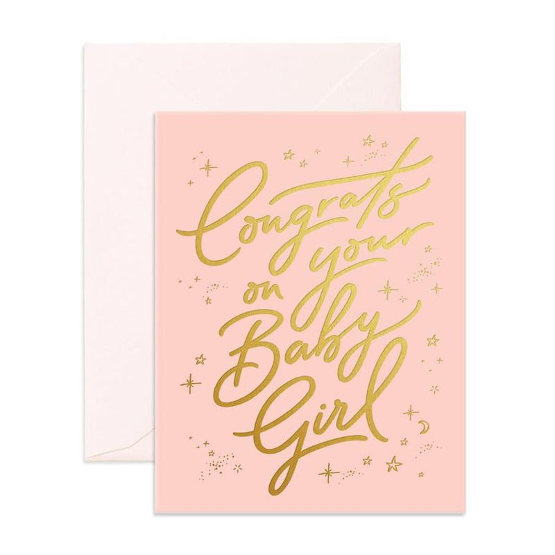 Greeting Card - Congrats Baby Girl