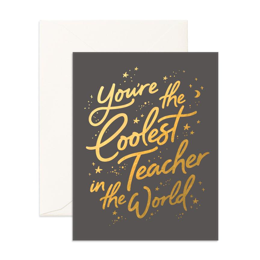 Greeting Card - Coolest Teacher