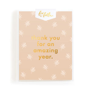 Greeting Card - Thank You Amazing Year