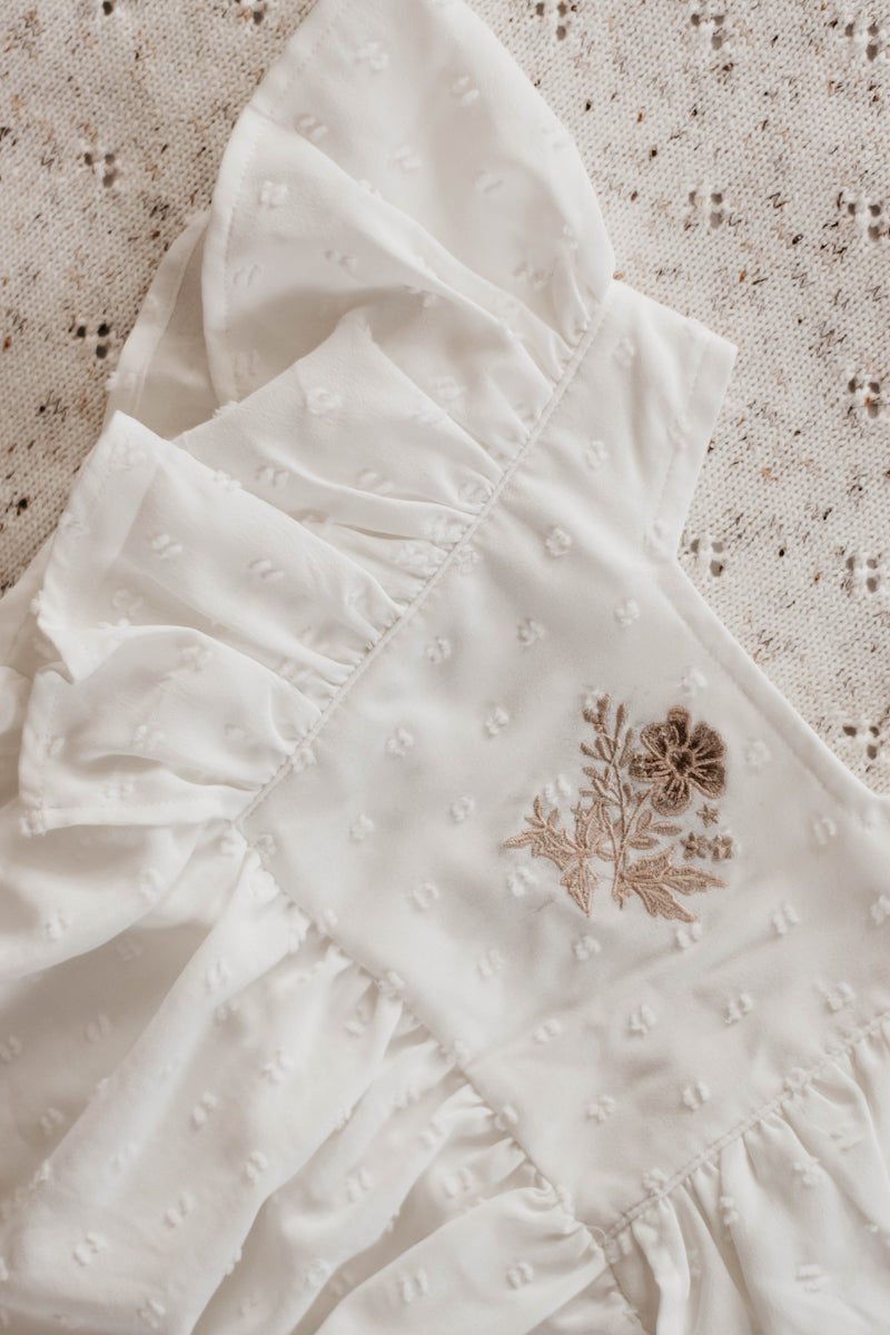 Christmas 2022 - Playsuit/Dress - Embroidered Noel