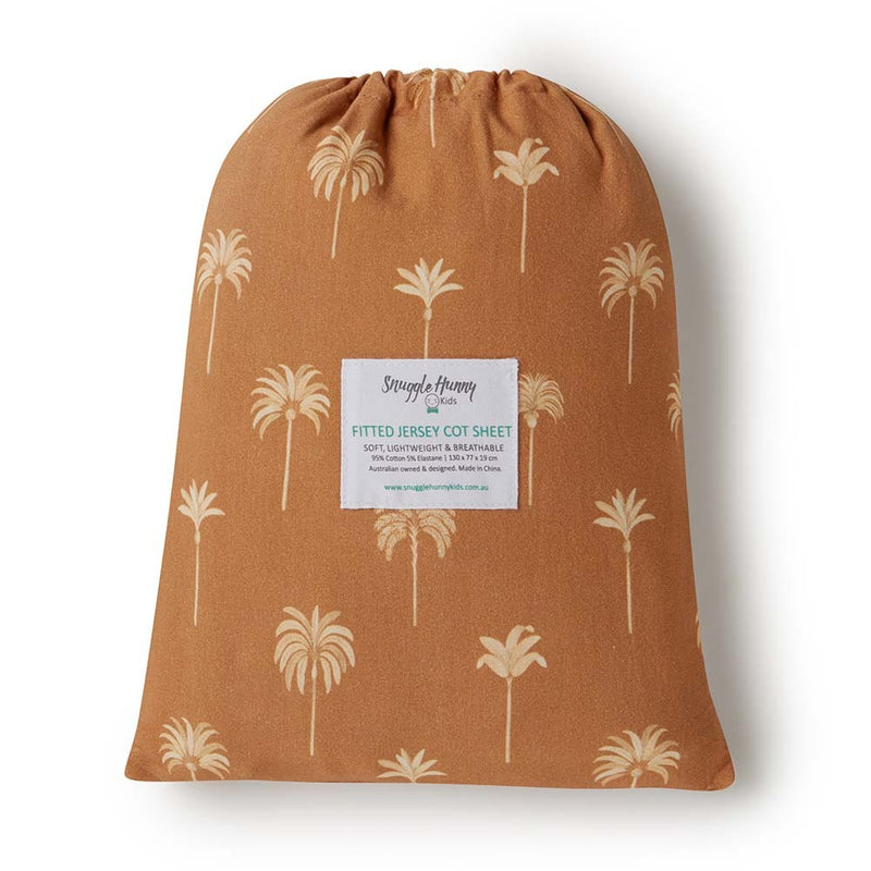 Jersey Nursery Linen - Bronze Palm