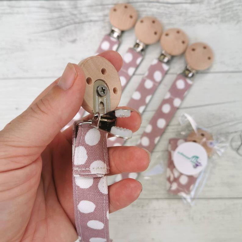 Dummy Clip Fabric Blush Spots Mini Haven