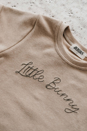 Easter 2023 - Little Bunny Embroidery Text Bodysuit