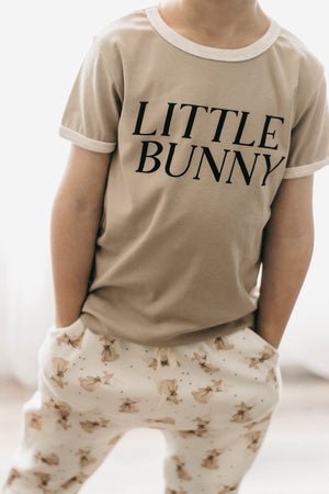 Bodysuit/Tee - Little Bunny - Hazelnut (ONLY SIZE 5 LEFT)