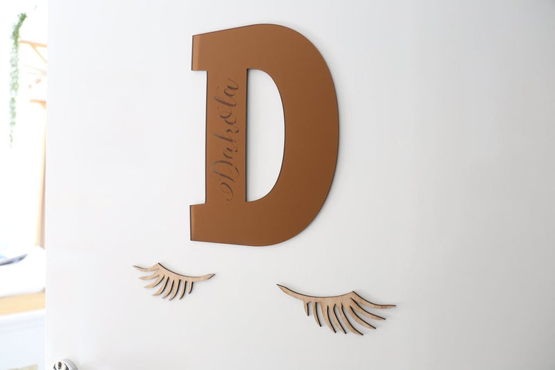 Eyelash Wall Decals - Assorted Colours (Set of 2)