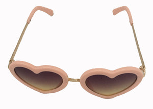 Heart Sunglasses - Peach