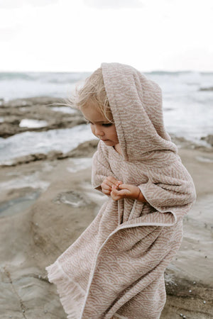 Organic Cotton Hooded Towel - Shell **PREORDER**