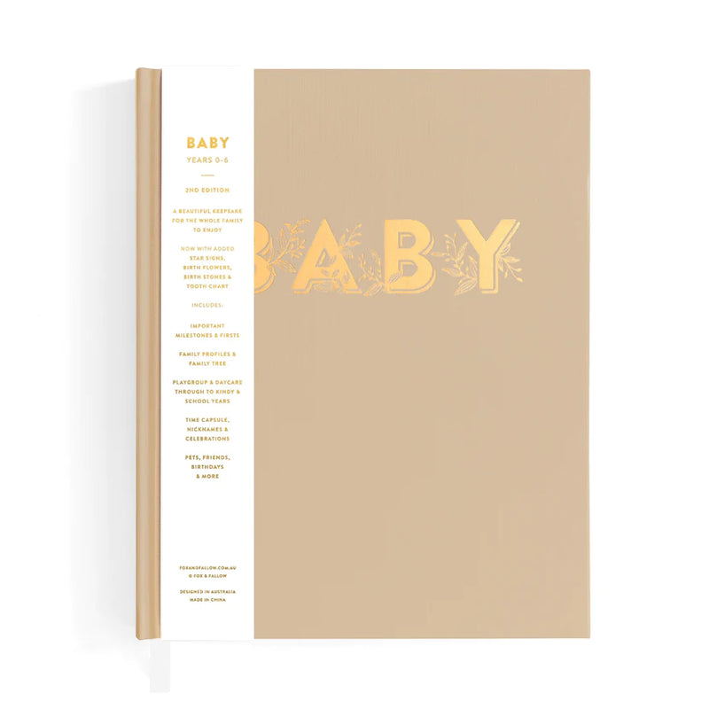Baby Book - Biscuit (boxed)