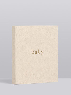 Baby Journal - Your First 5 Years - Oatmeal (boxed)