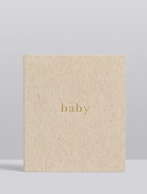 Baby Journal - Your First 5 Years - Oatmeal (boxed)