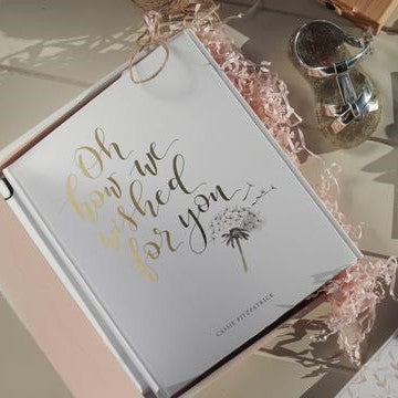 Book - Oh How We Wished For You - Yellow Gold