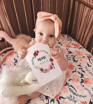 Baby Milestone Cards - Boho Floral